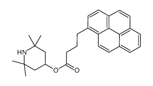 (2,2,6,6-tetramethylpiperidin-4-yl) 4-pyren-1-ylbutanoate结构式