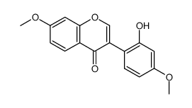 2'-hydroxy-7,4'-dimethoxyisoflavone Structure
