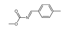 Carbamic acid,N-[(4-methylphenyl)methylene]-,methyl ester Structure