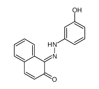 1-[(3-hydroxyphenyl)hydrazinylidene]naphthalen-2-one Structure