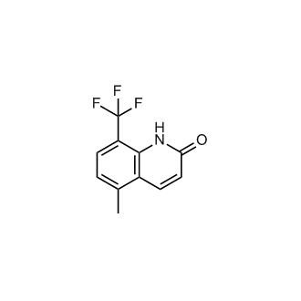 5-甲基-8-(三氟甲基)喹啉-2(1H)-酮结构式