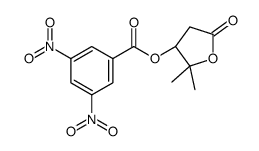 [(3R)-2,2-dimethyl-5-oxooxolan-3-yl] 3,5-dinitrobenzoate Structure