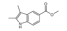 2,3-二甲基-1H-吲哚-5-羧酸甲酯结构式