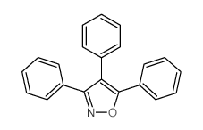 Isoxazole,3,4,5-triphenyl- Structure