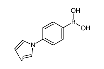 [4-(1H-咪唑-1-基)苯基]硼酸频那醇酯结构式