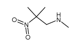 N,2-Dimethyl-2-nitropropylamin结构式