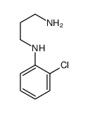 N'-(2-chlorophenyl)propane-1,3-diamine结构式