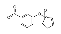 1-(3-nitrophenoxy)-2,3-dihydro-1λ5-phosphole 1-oxide结构式