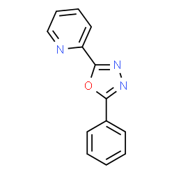 2-phenyl-5-(2-pyridyl)-1,3,4-oxadiazole Structure