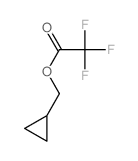 Acetic acid,2,2,2-trifluoro-, cyclopropylmethyl ester结构式