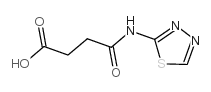 4-氧代-4-(1,3,4-噻二唑-2-基氨基)丁酸结构式