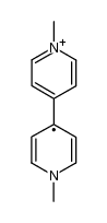 1,1'-dimethyl-4,4'-bipyridinium cation radical结构式