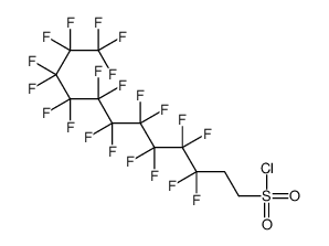 3,3,4,4,5,5,6,6,7,7,8,8,9,9,10,10,11,11,12,12,12-henicosafluorododecane-1-sulphonyl chloride Structure