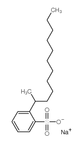 Sodium methylundecyl benzenesulfonate Structure