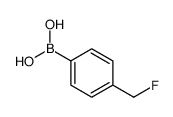 [4-(fluoromethyl)phenyl]boronic acid Structure