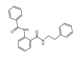2-benzoylamino-N-(2-phenylethyl)benzamide结构式