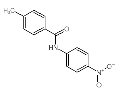 Benzamide, 4-methyl-N- (4-nitrophenyl)-结构式