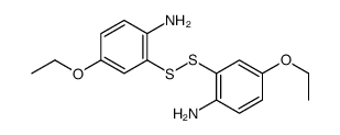 2-[(2-amino-5-ethoxyphenyl)disulfanyl]-4-ethoxyaniline Structure