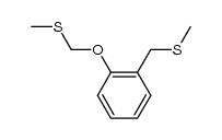 methylthiomethyl 2-(methylthiomethyl)phenyl ether Structure
