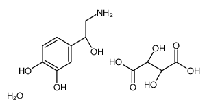 L-重酒石酸-L-去甲肾上腺素结构式