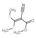 2-氰-3,3-二(甲硫基)丙烯酸甲酯结构式