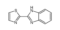 2-(1H-benzimidazol-2-yl)-1,3-thiazole结构式