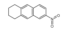 1,2,3,4-tetrahydro-7-nitroanthracene Structure