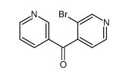 (3-溴-4-吡啶)-3-吡啶甲酮结构式
