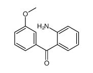 (2-氨基苯基)(3-甲氧基苯基)甲酮结构式