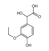 3-ethoxy-4-hydroxymandelic acid structure