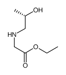 ethyl (S)-(2-hydroxy-propylamino)-acetate Structure