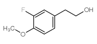 2-(3-氟-4-甲氧基苯基)乙醇结构式