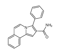3-phenyl-pyrrolo[2,1-a]isoquinoline-2-carboxylic acid amide结构式