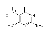 2-氨基-6-甲基-5-硝基-3H-嘧啶-4-酮结构式