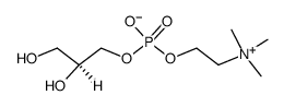 L-α-Glycero-3-phosphorylcholine结构式