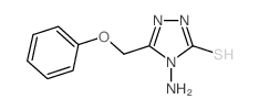 2,4-二氢-4-氨基-5-(苯氧基甲基)-3H-噻唑-3-三酮结构式