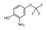 2-氨基-4-(三氟甲氧基)苯酚结构式