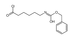 benzyl N-(6-chloro-6-oxohexyl)carbamate结构式