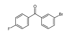 3-溴-4′-氟二苯甲酮结构式