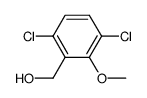 (3,6-dichloro-2-metoxyphenyl)methanol Structure