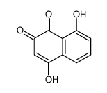 4,8-dihydroxynaphthalene-1,2-dione结构式