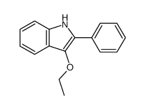 3-ethoxy-2-phenylindole Structure