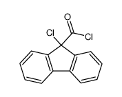 9-chloro-9H-fluorene-9-carbonyl chloride Structure