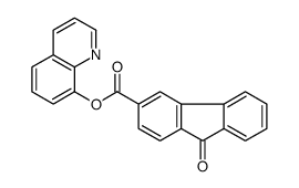 quinolin-8-yl 9-oxofluorene-3-carboxylate Structure