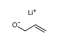 Lithium allyl alcoholate结构式