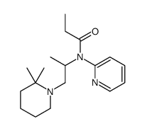 N-[1-(2,2-dimethylpiperidin-1-yl)propan-2-yl]-N-pyridin-2-ylpropanamide结构式