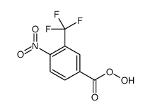 4-nitro-3-(trifluoromethyl)benzenecarboperoxoic acid Structure