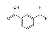 3-(二氟甲基)苯甲酸结构式