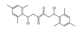 (E)-1,2-bis(2-chloro-2-mesitylethyl)diazene 1,2-dioxide Structure