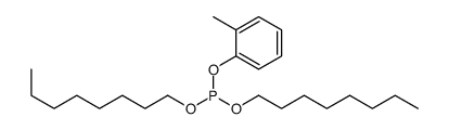 (2-methylphenyl) dioctyl phosphite结构式